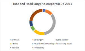 Face and Head Surgeries Report in UK 2021